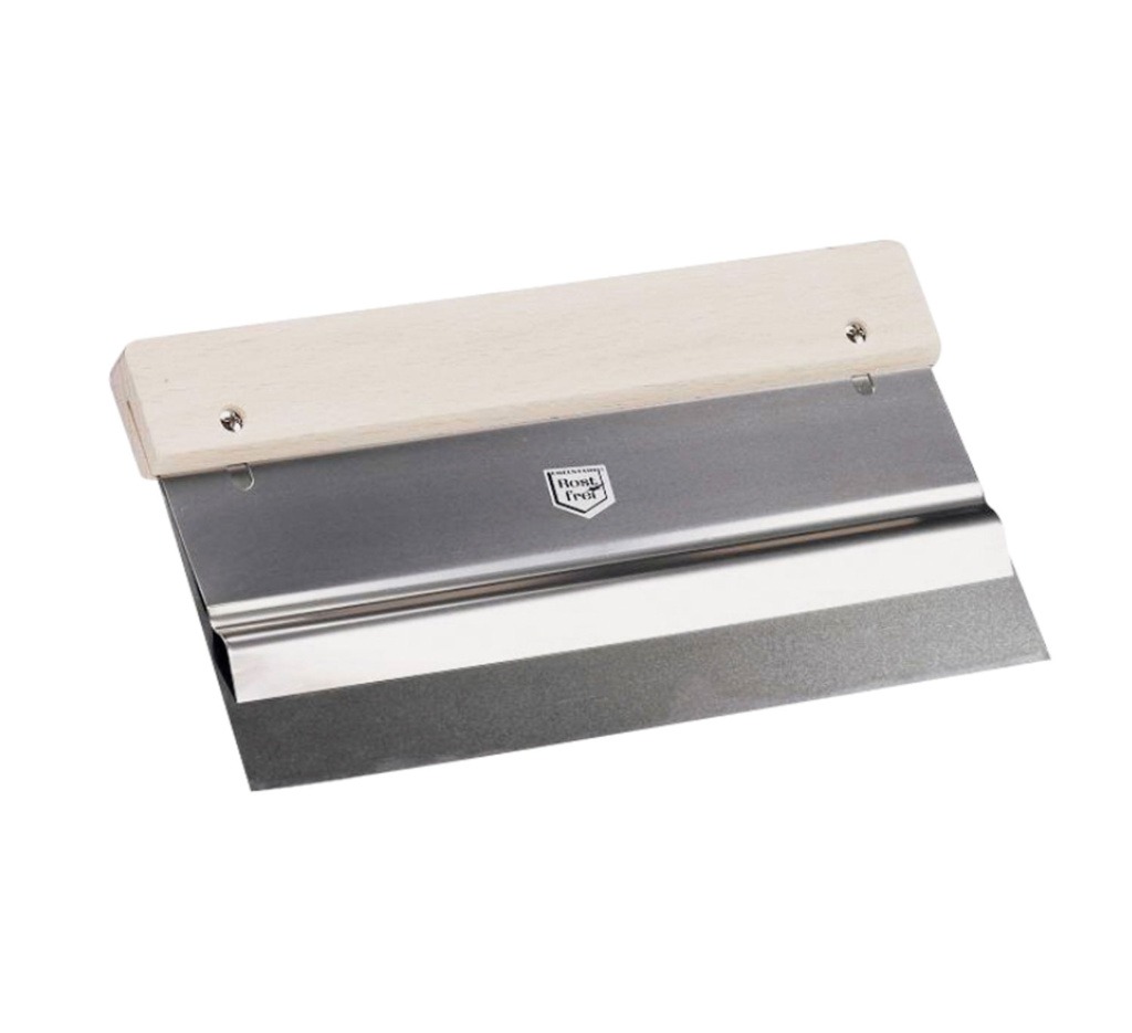Spatule Plancha INOX - Lame 10x12cm, épaisseur 18mm - Robuste Et Unibloc - Pour Barbecue Et Plancha